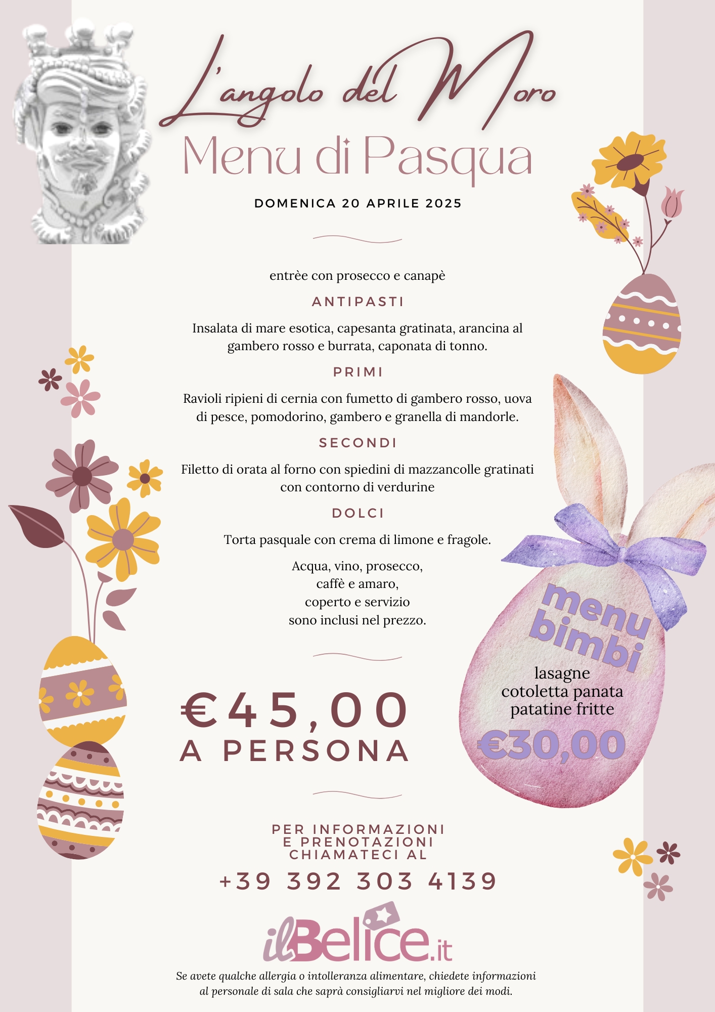 Menu di Pasqua