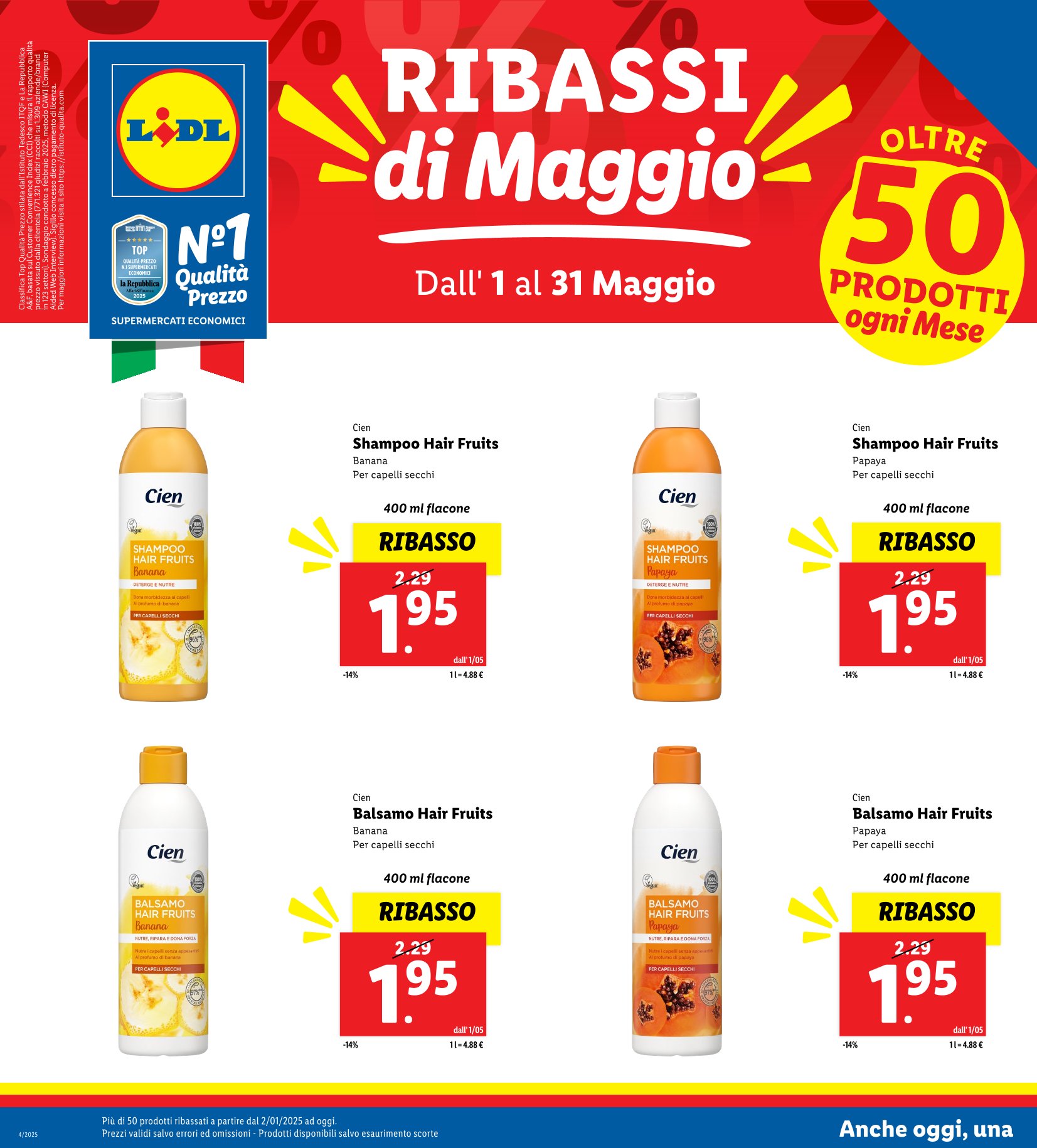 Ribassi di Maggio