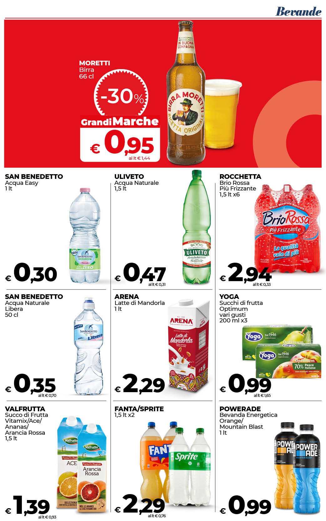 -30% -40% -50% sulle Grandi Marche