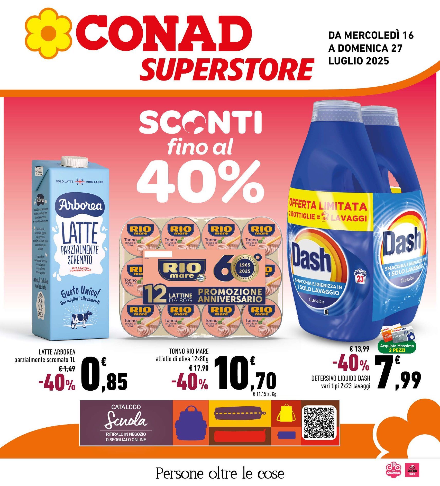 Sconti fino al 40%