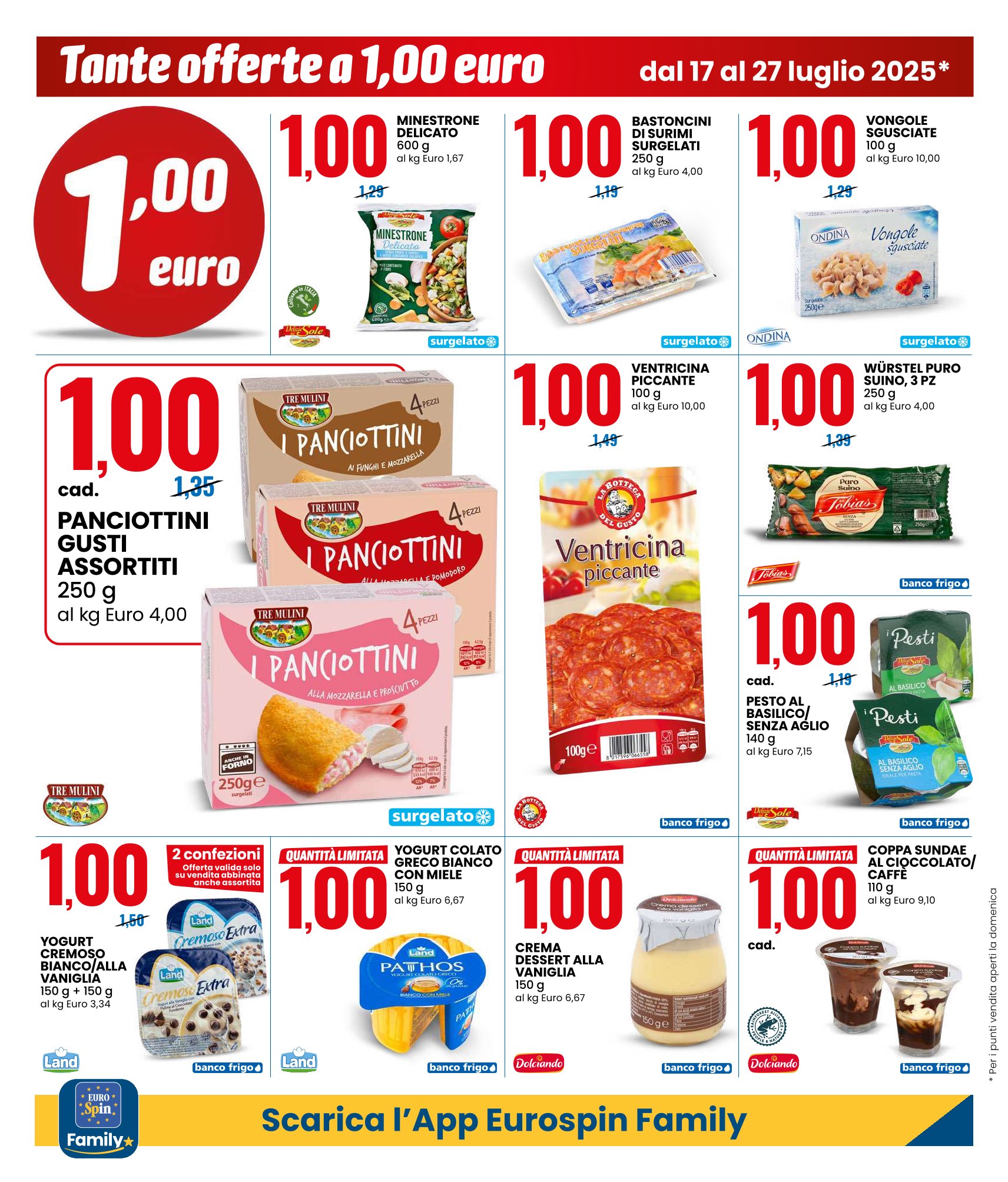 Tante Offerte a 1, 1.50, 2