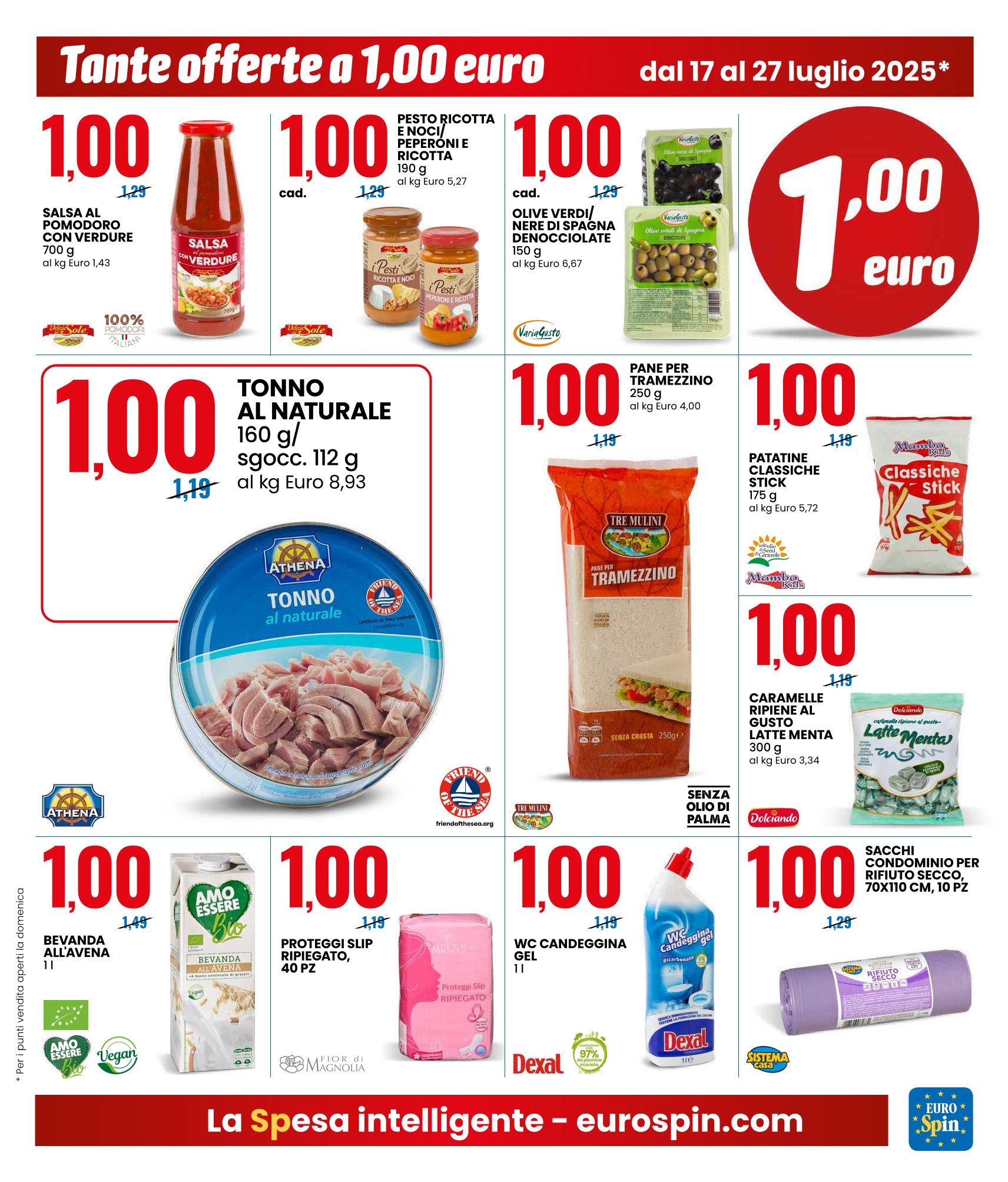 Tante Offerte a 1, 1.50, 2