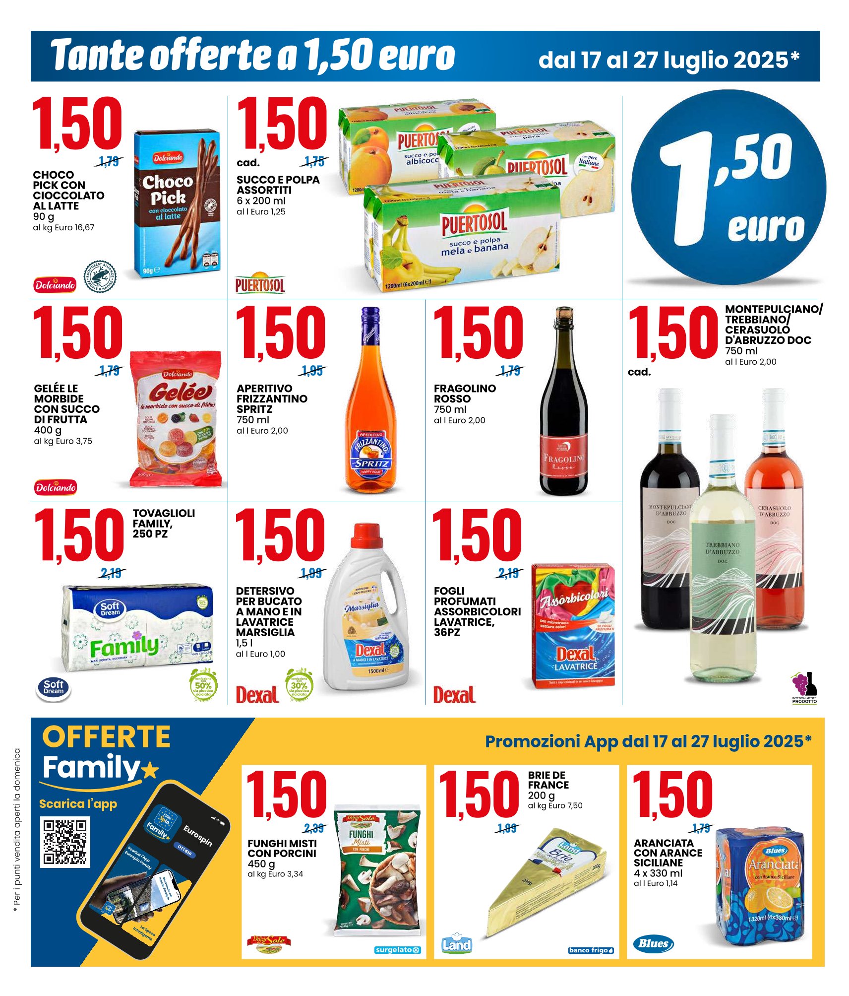 Tante Offerte a 1, 1.50, 2