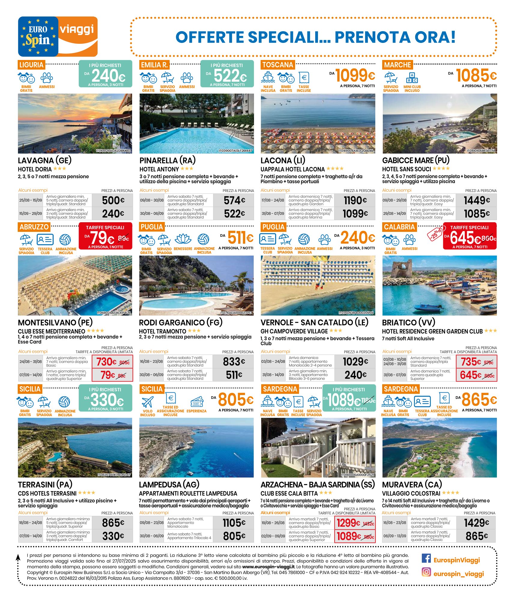 Tante Offerte a 1, 1.50, 2