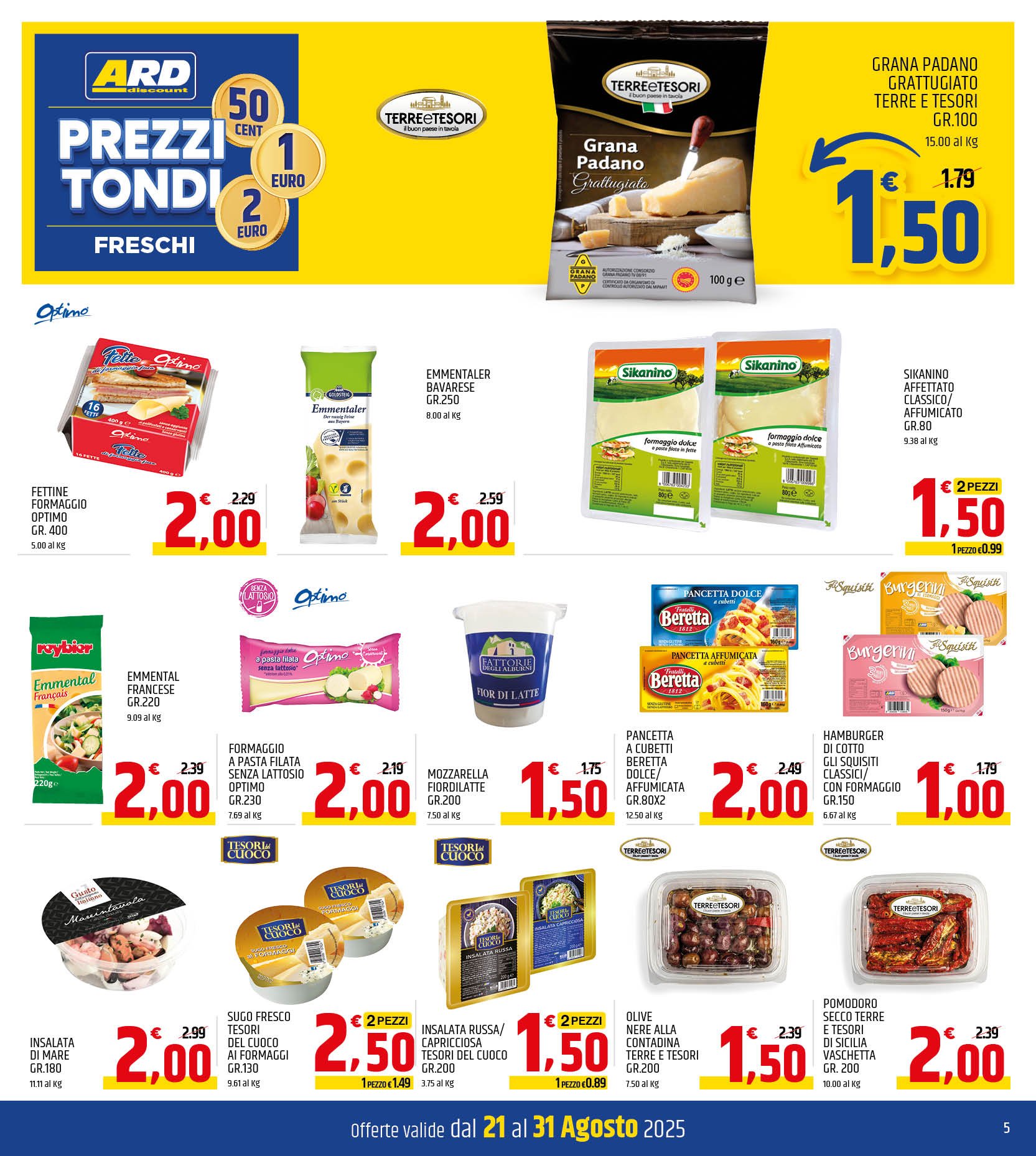 Prezzi Tondi