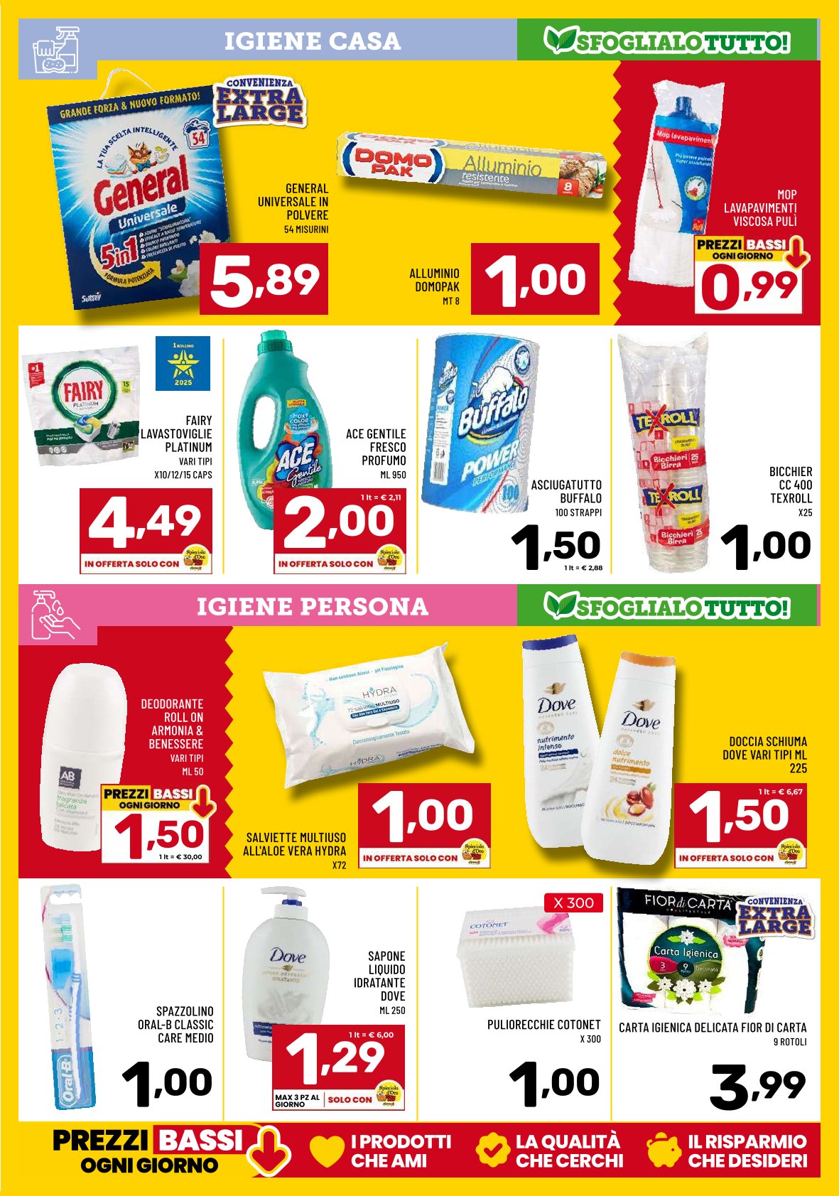Prezzi Tondi