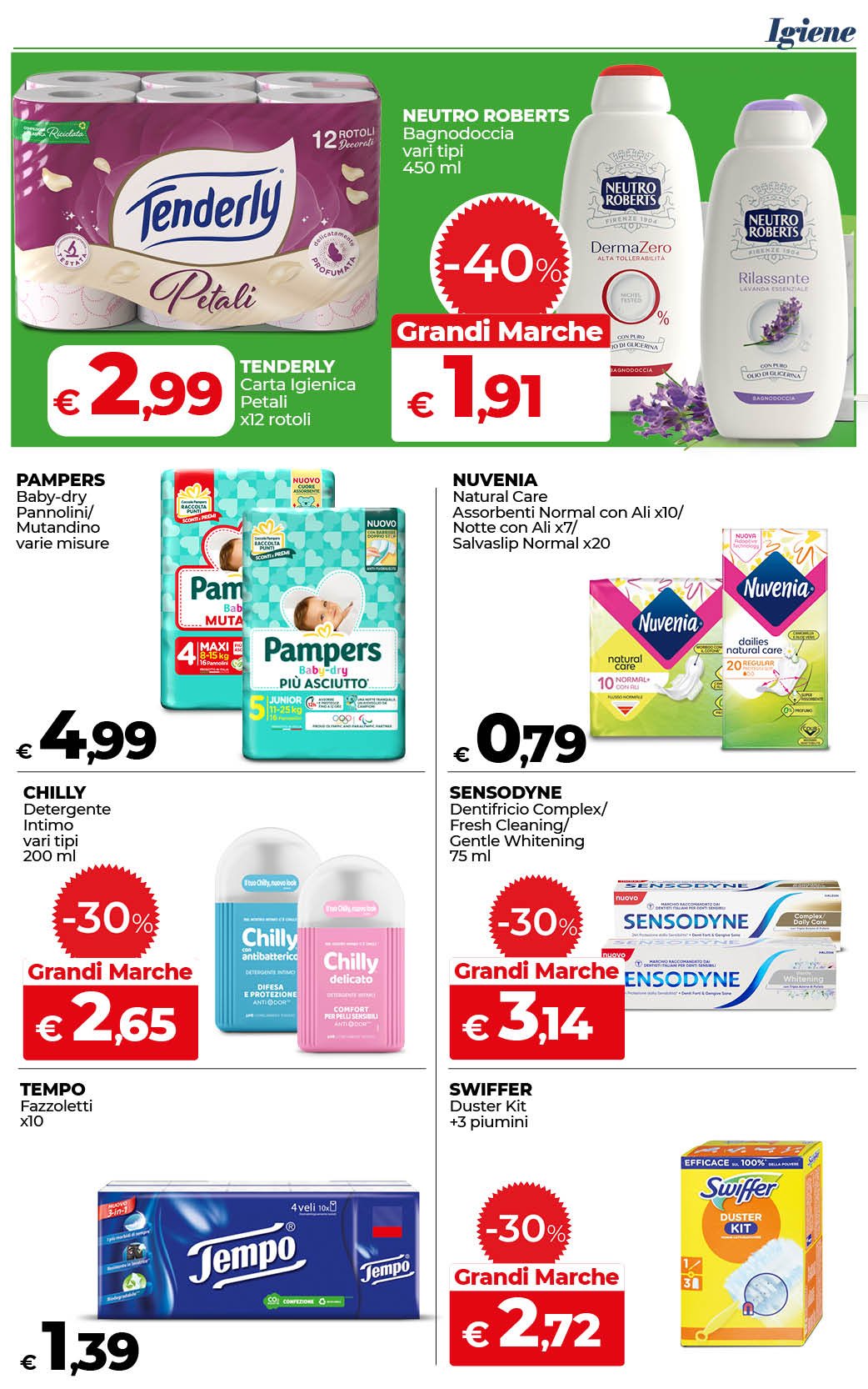 -30%, 40%, 50% sulle Grandi Marche