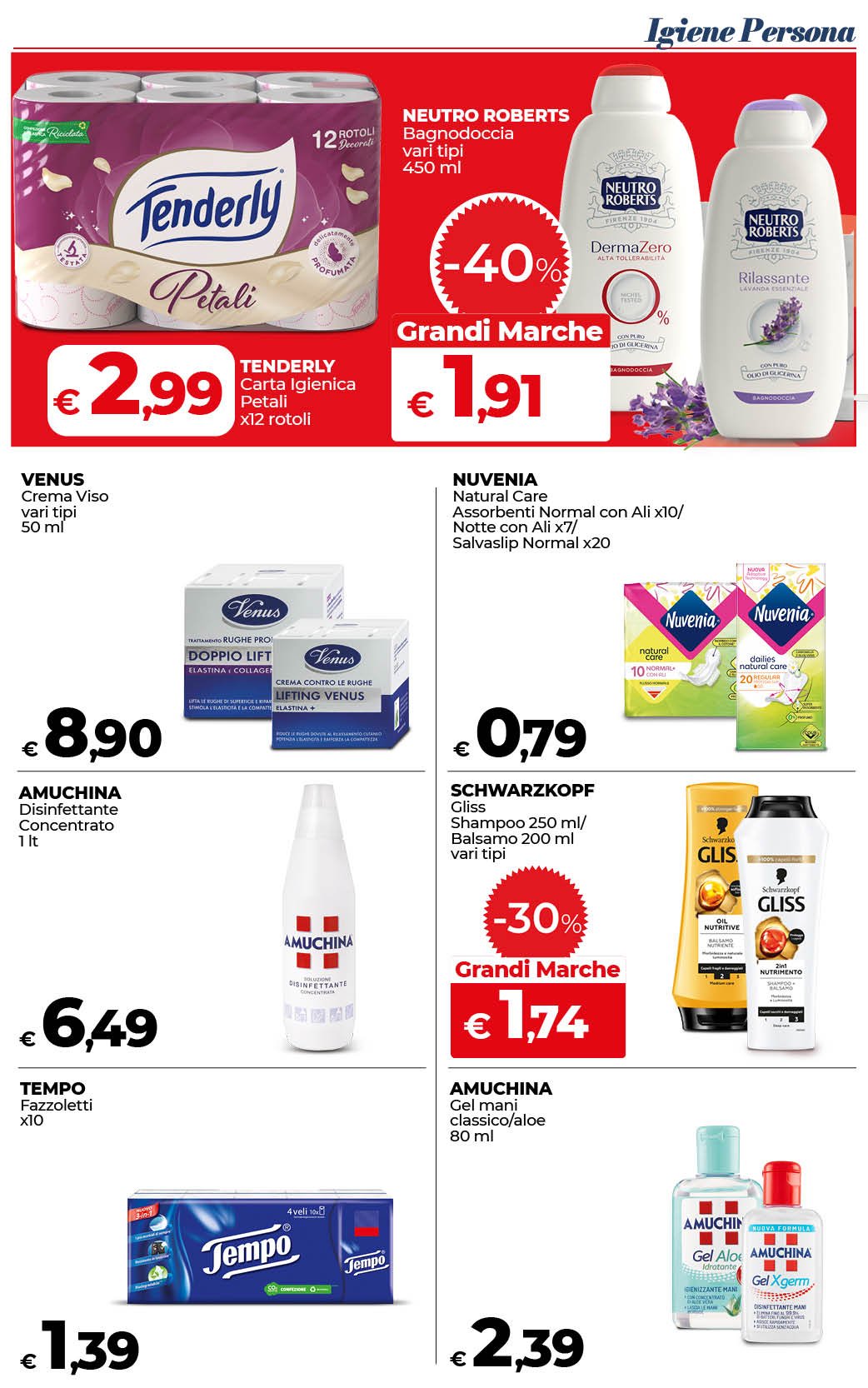 -30%, 40%, 50% sulle Grandi Marche
