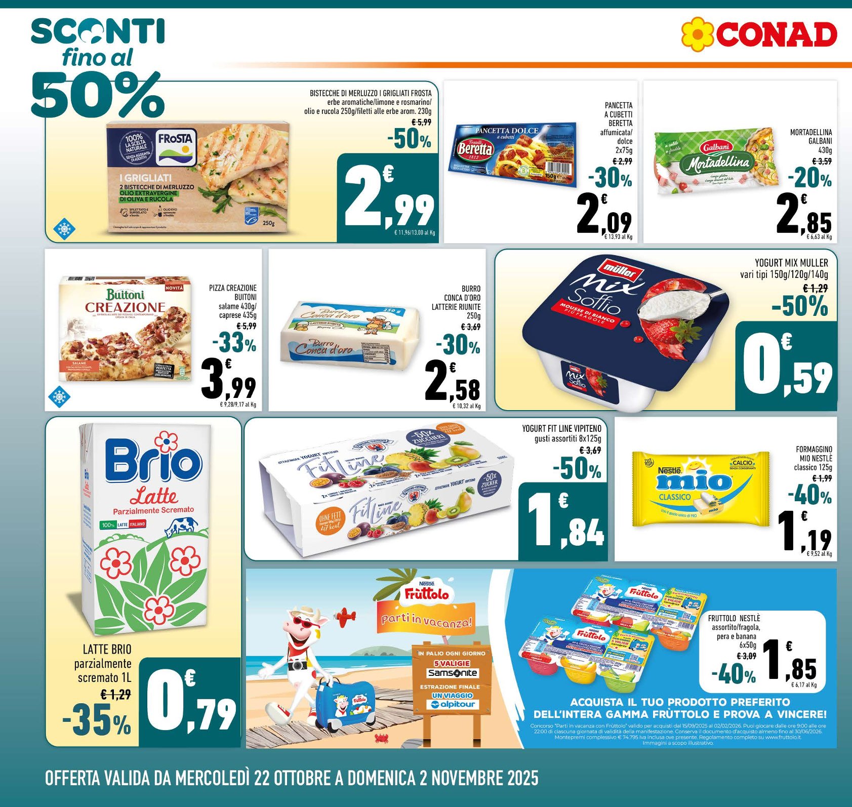 Sconti fino al 50%