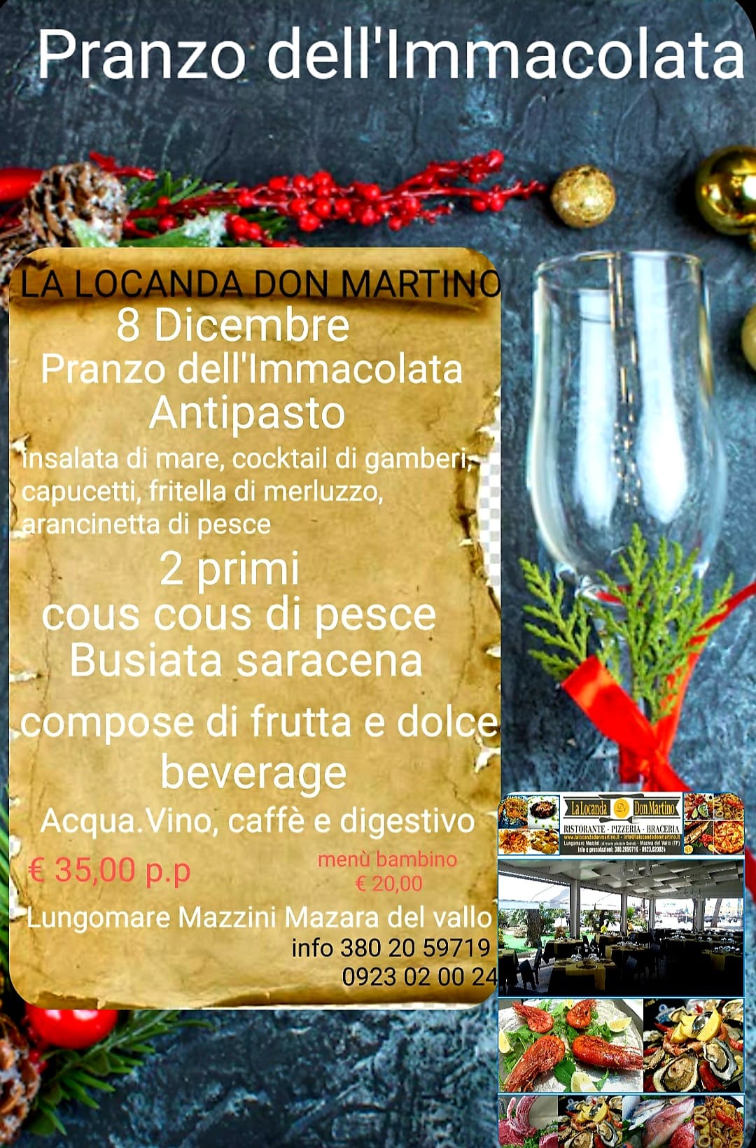 Pranzo dell'Immacolata