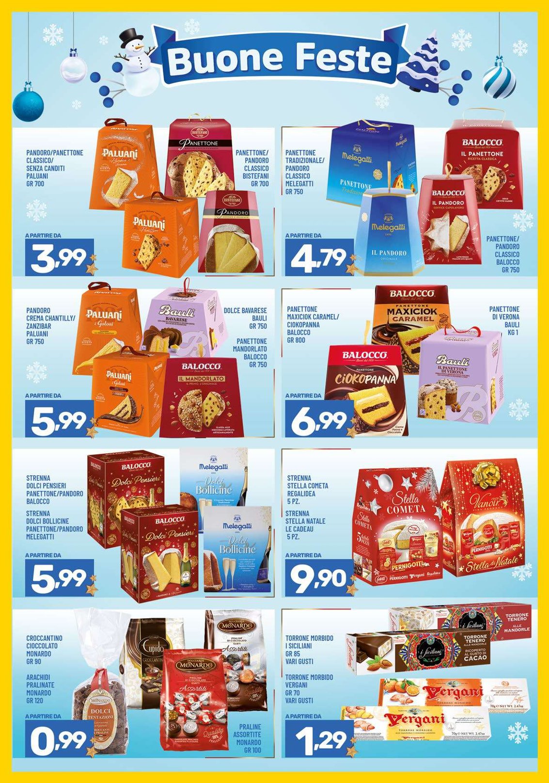 Le feste pi convenienti