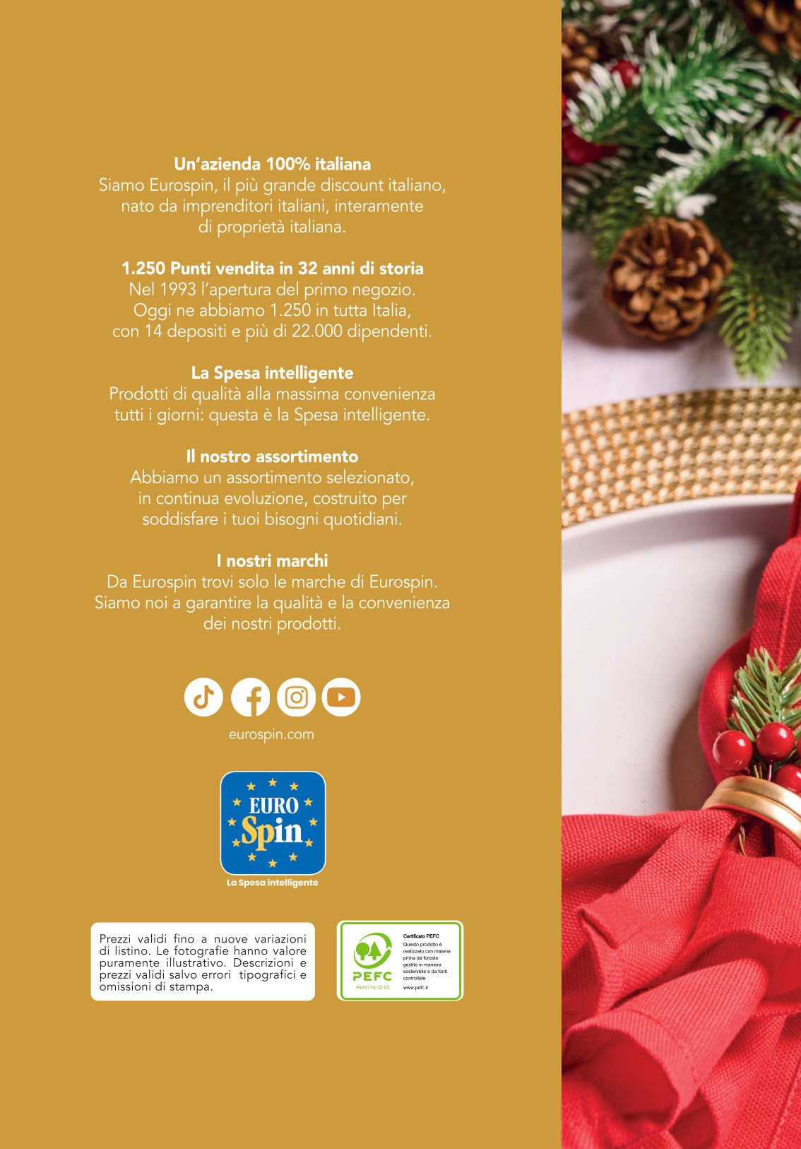 La tavola delle feste