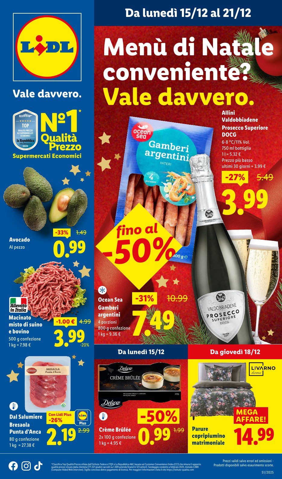 Menu di Natale conveniente? Vale davvero
