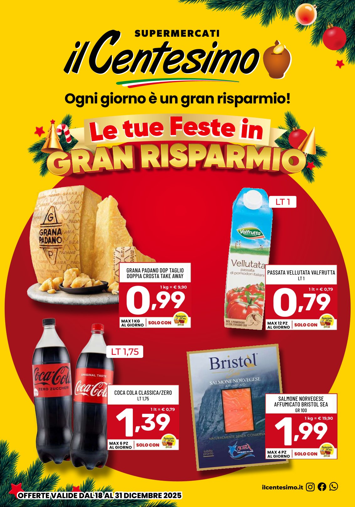Le tue feste in Gran Risparmio