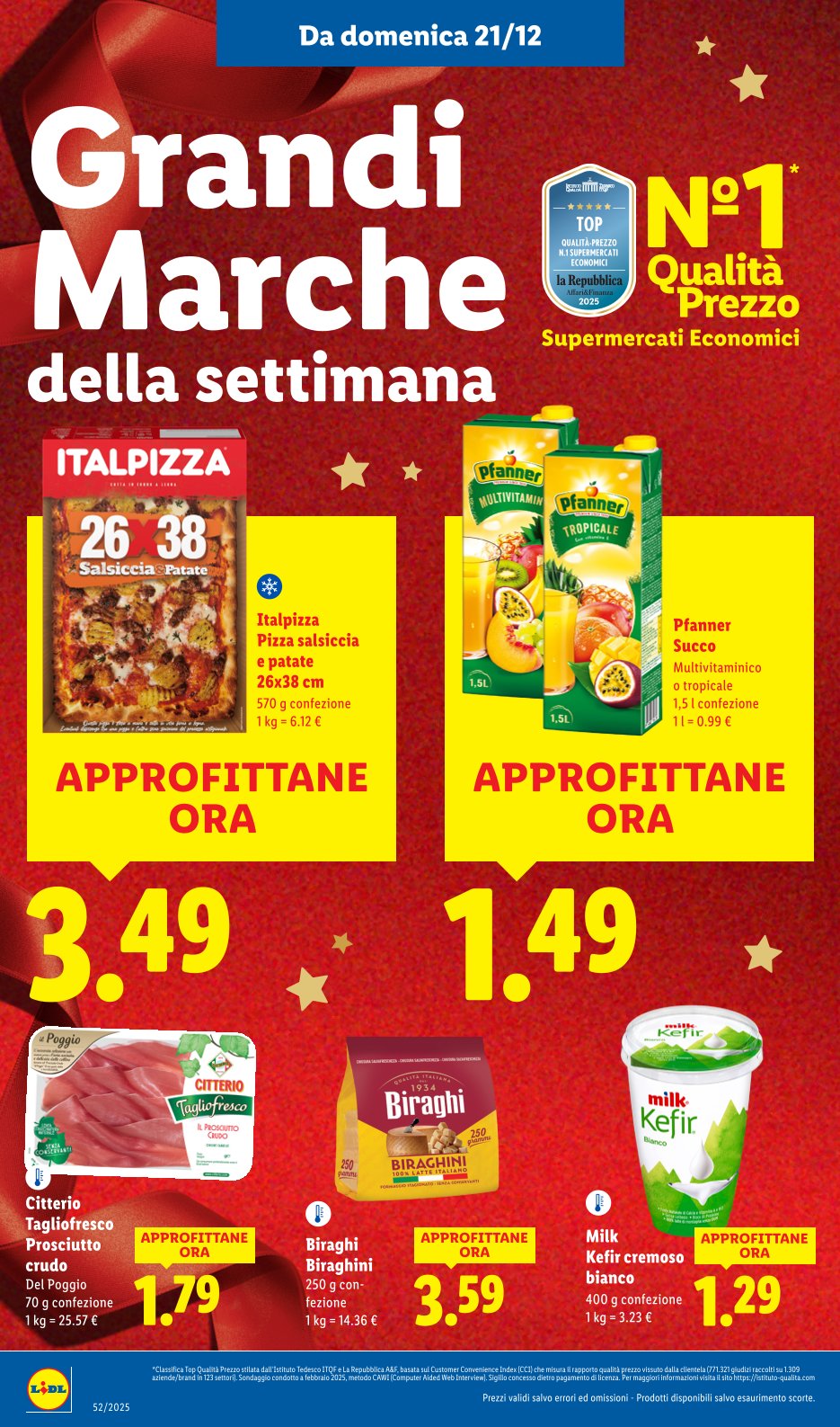 Menu di Natale conveniente? Vale davvero