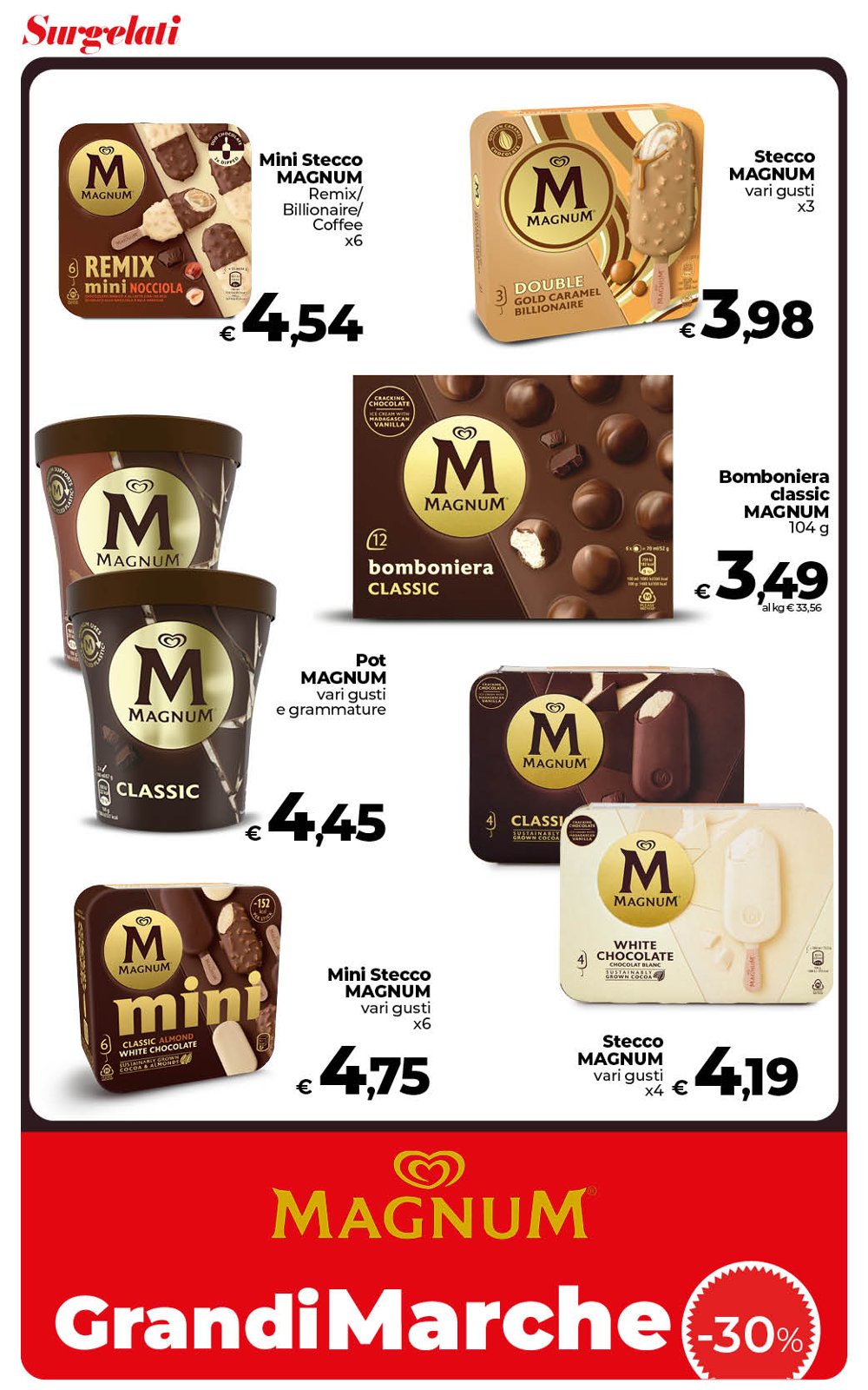 -30% -40% -50% sulle Grandi Marche