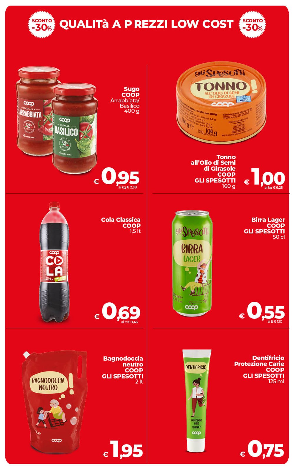 -30% -40% -50% sulle Grandi Marche