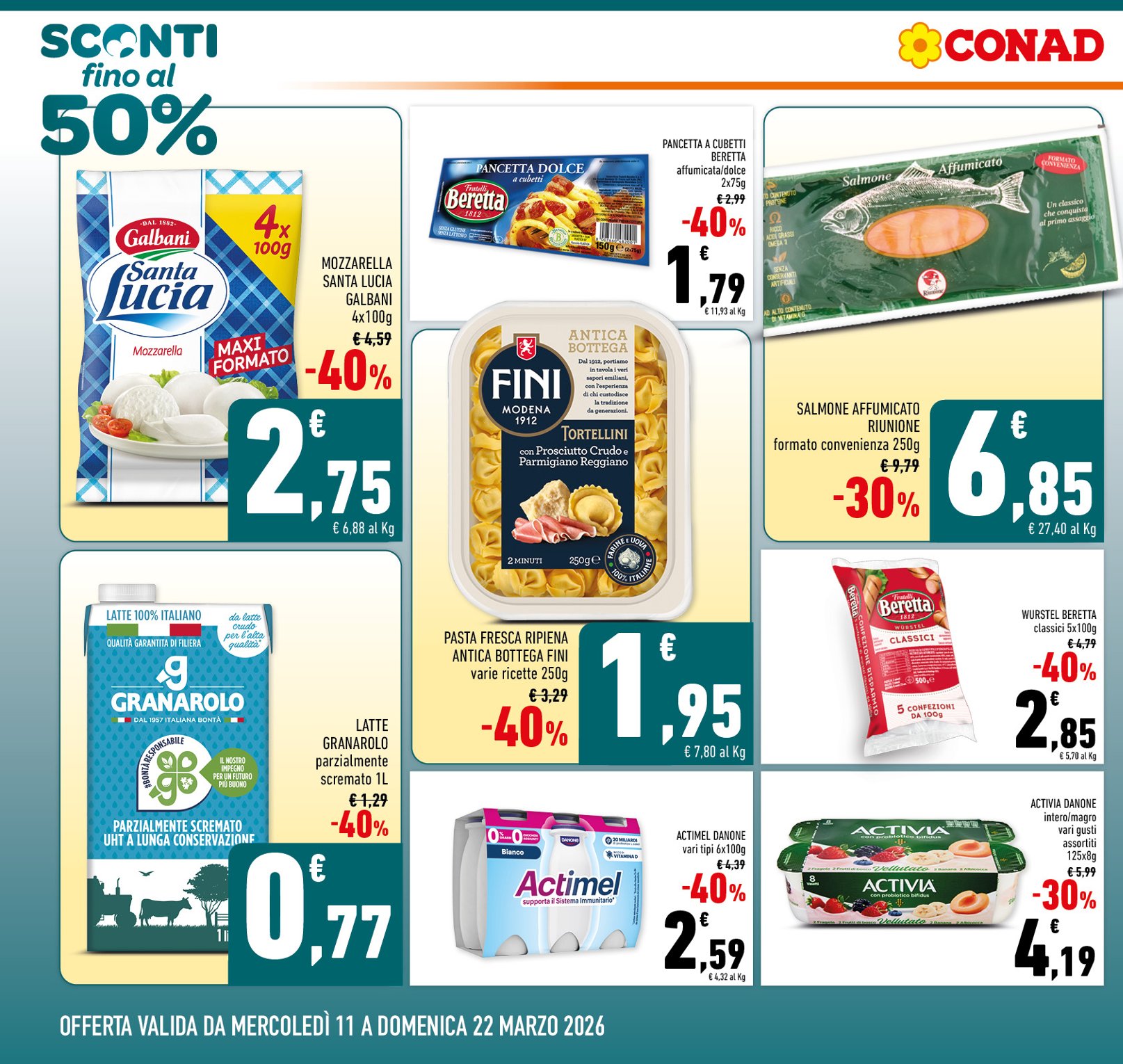 Sconti fino al 50%