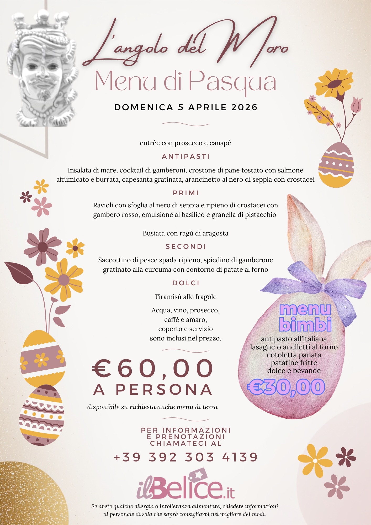 Menu di Pasqua