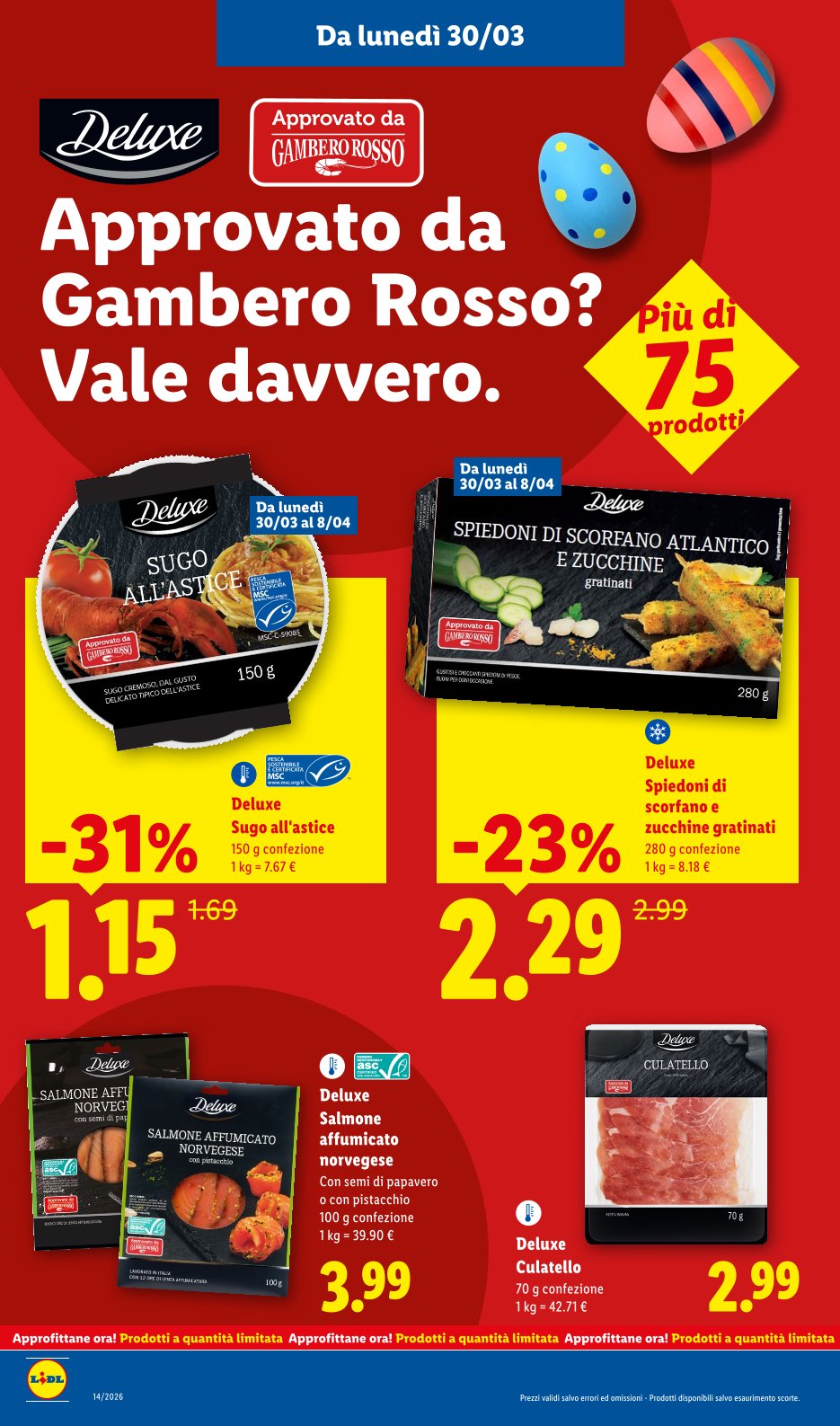 Menu di Pasqua Conveniente? Vale Davvero