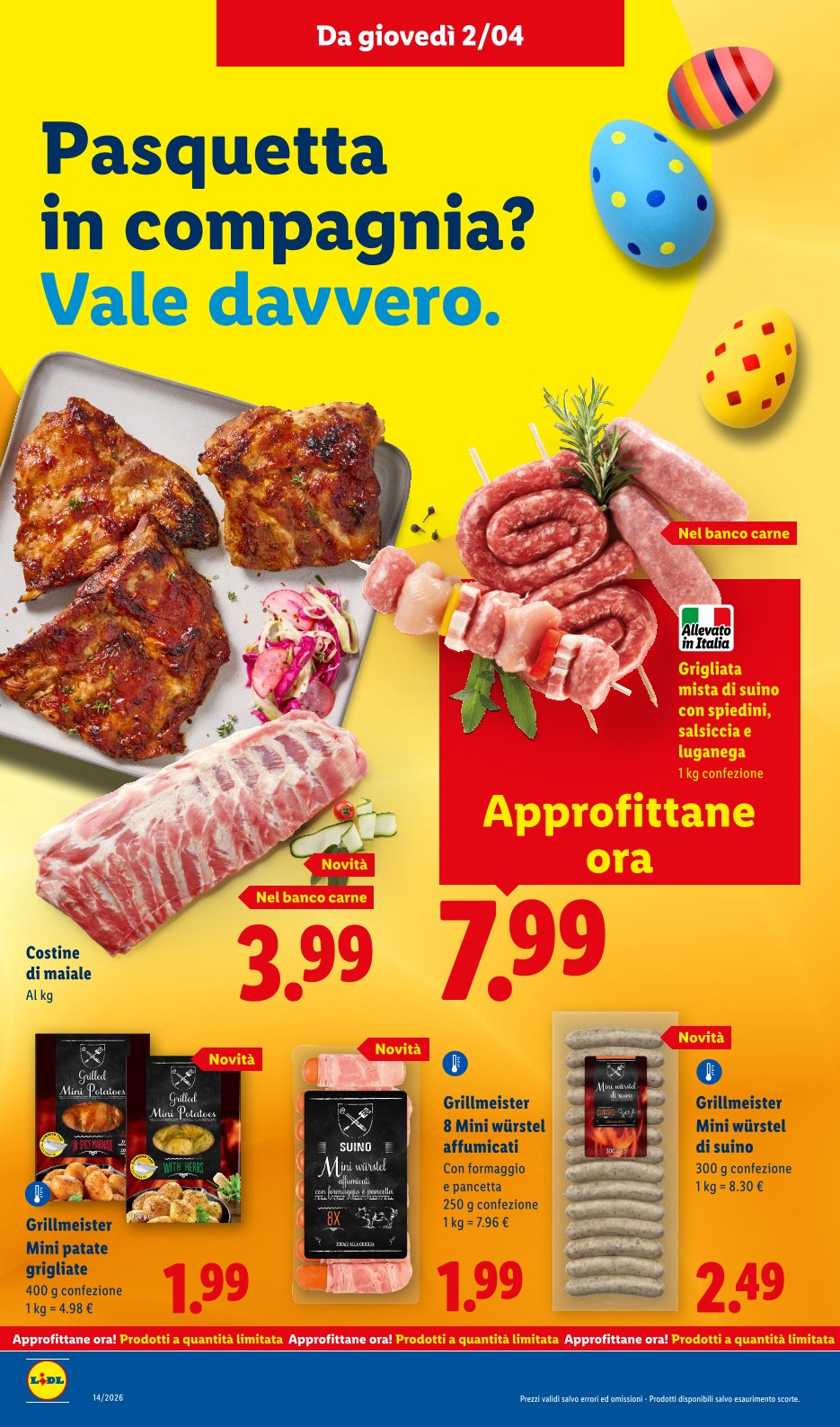 Menu di Pasqua Conveniente? Vale Davvero