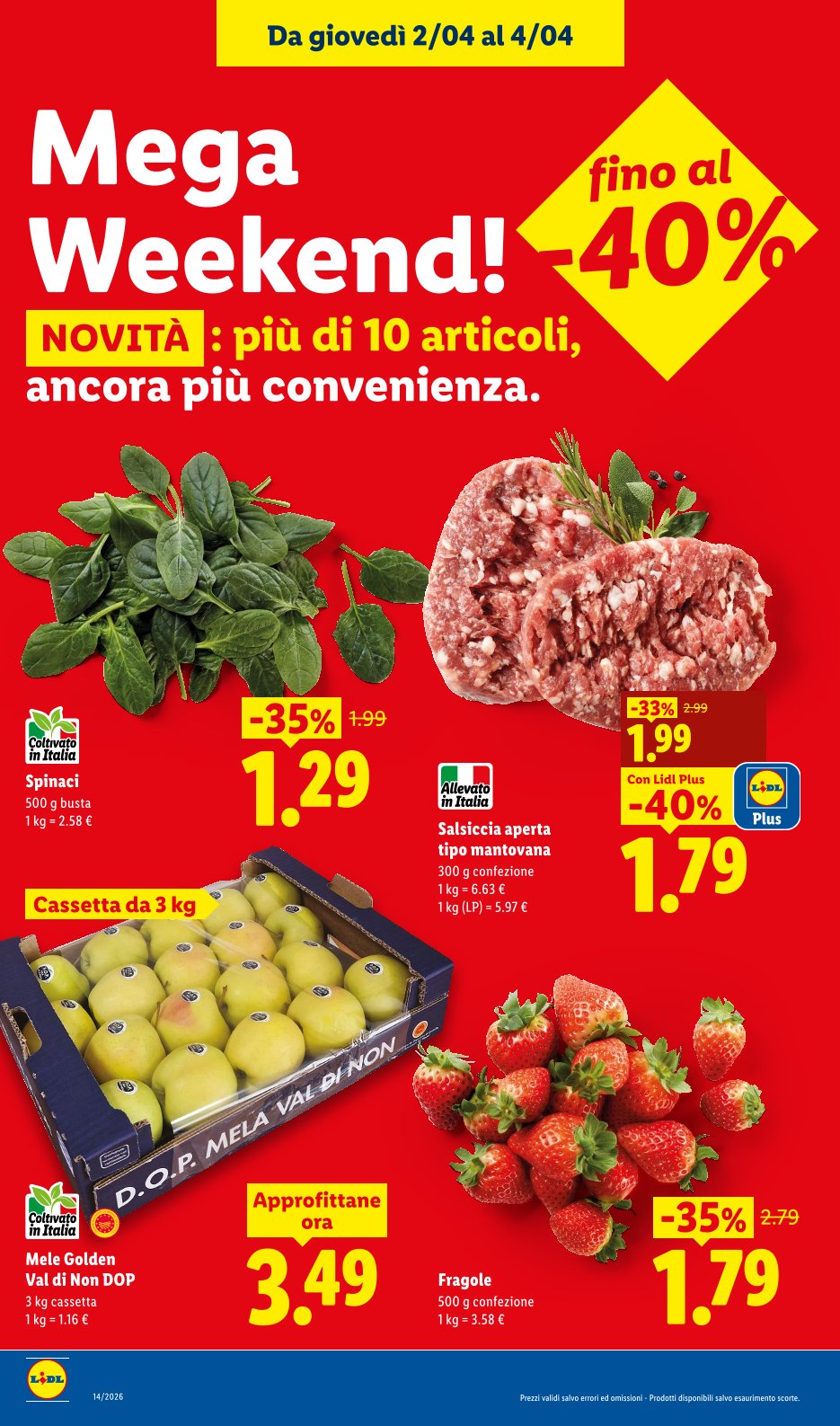 Menu di Pasqua Conveniente? Vale Davvero