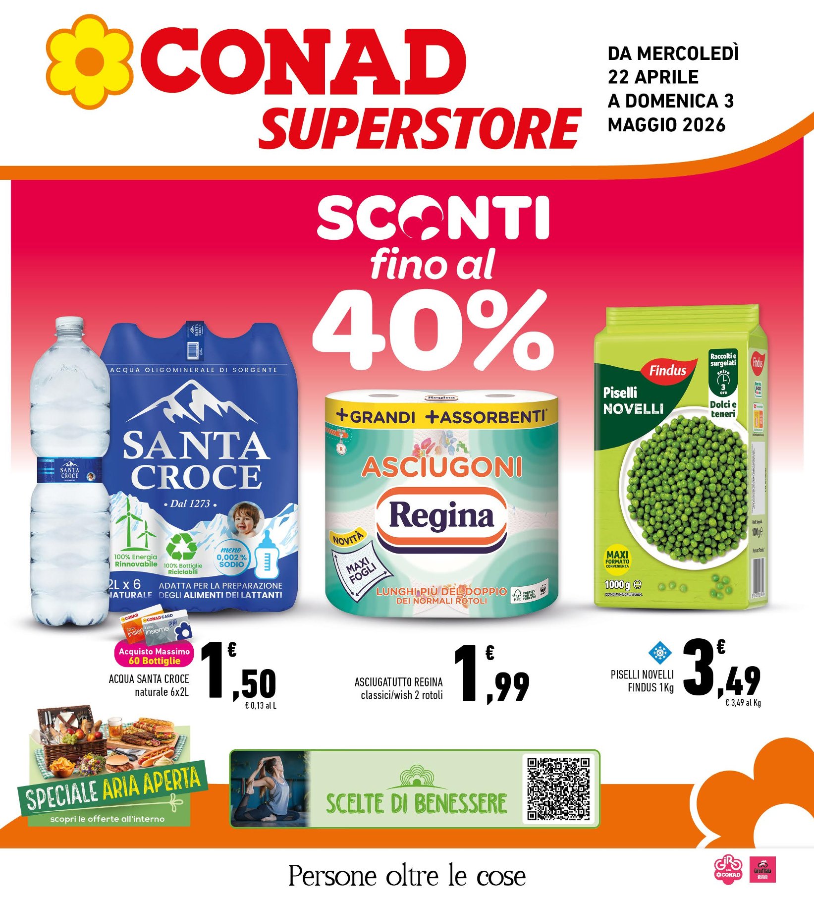 Sconti fino al 40%